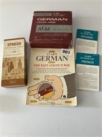 German, Spanish & French records, book & cards