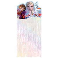 Disney Frozen Birthday Fringe Door Curtain  5.75ft