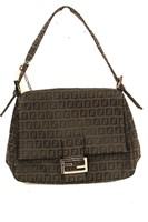 Fendi Brown/Black Crossbody Logo Bag