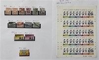 CHRISTMAS ISLAND: Selection Early Stamps + Sheet