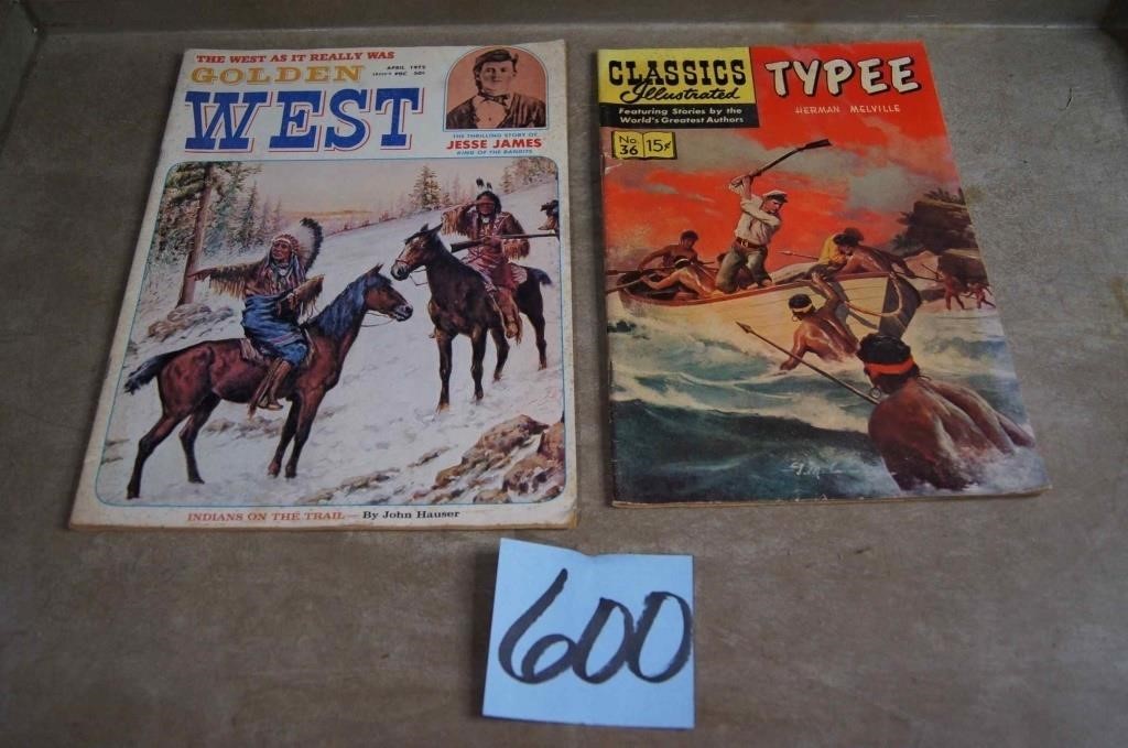 (2) Type Comic Book / Golden West 1972