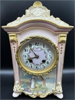 Tiffany & Co. Porcelain Mantle Clock