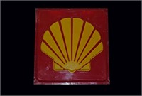 Shell Illuminated Plastic Sign 47"X49"