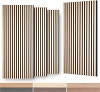 Wood Slat Panels  4 Pcs  Oak  47.2x23.6