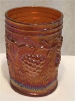 Jeannette "Vineyard Grape" Marigold Art Glass Cup