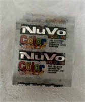 NuVo Colors Condoms, Lubricated Latex Condoms