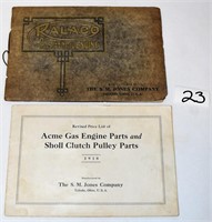 Pair of S. M. Jones Co, Toledo OH booklets