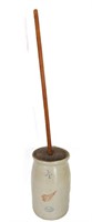 Antique #4 Red Wing Butter Churn