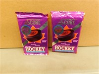 2-1993 Score Hockey Foil Packs