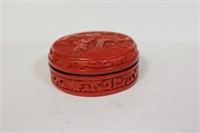 A Chinese Cinnabar Style Box