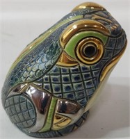 Vintage 18K Gold Artesania Rinconada Frog