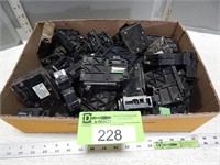 Box of assorted circuit breakers