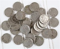 (30) Assorted Buffalo Nickels
