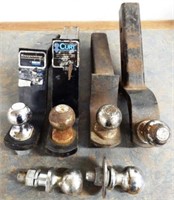 Four Trailer Hitch Receivers & Balls