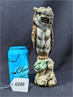 Signed Porcelain Owl