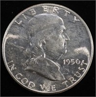 1950 PROOF FRANKLIN HALF DOLLAR GEM PROOF