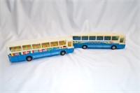 Majorette Toy Tour Buses