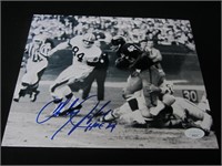 CHARLEY TAYLOR SIGNED 8X10 PHOTO JSA COA