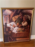 Framed Goldilocks & 3 Bears Picture