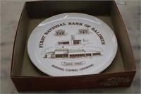Vintage First Bank Of Baldwin Plate
