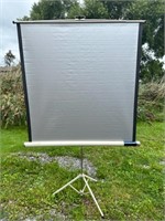 Vtg Projection Screen Large