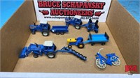 3 –1/64 scale Ford tractors