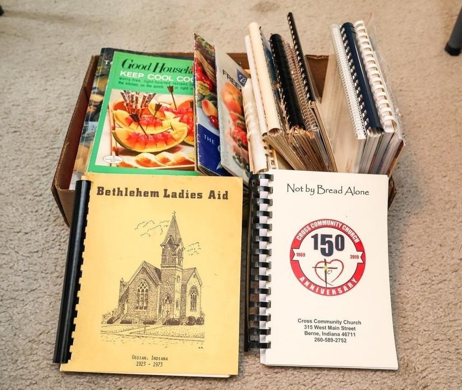 Flat of Assorted Cookbooks