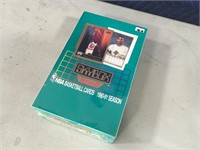 Sealed Box of 90-91 Skybox Basketball Cards