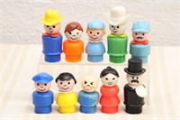 (10) PLASTIC FISHER PRICE FIGURES