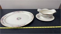 Lenox Cinderella Platter and Gravy Bowl