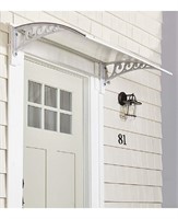 The Lakeside Collection White 47.5" Window Awning