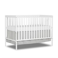 ARCLIS 5-in-1 Convertible Crib, Easily Converts fr
