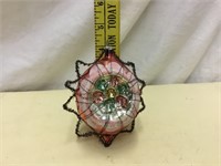 Vintage Wire Wrapped Christmas Tree Ornament