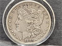 1883 S Silver Morgan Dollar Coin