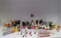 Craft Paint Lot w/ Acrylic & More