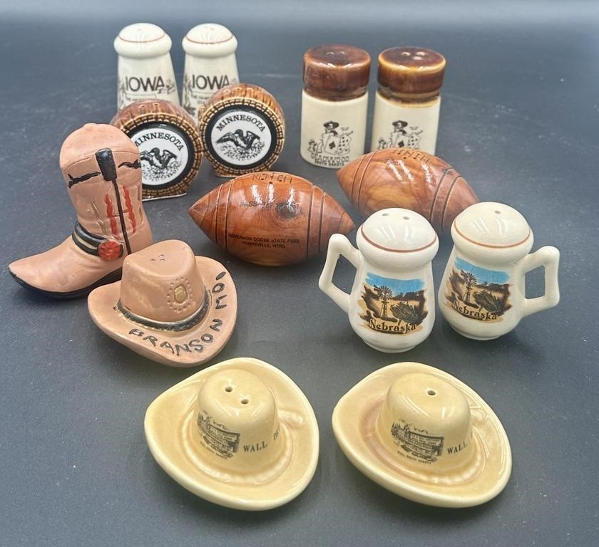 State, Places Collectible Salt + Pepper Shakers
