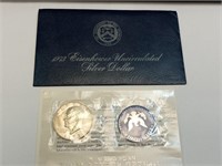 OF)  UNC 1973 s silver Ike dollar