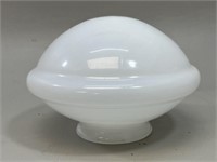 Small Acorn UFO Milk Glass Shade 6in