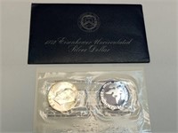 OF)  UNC 1972 s silver Ike dollar