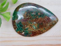 CHRYSOCOLLA CABOCHON ROCK STONE LAPIDARY SPECIMEN