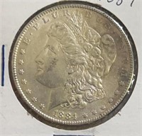 1884 Morgan Silver Dollar