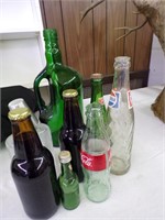 Vintage Bottles 7up