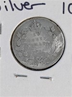 1917 Canada 10 Cent Silver