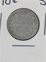 1918 Canada 10 Cent Silver