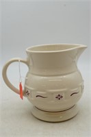 Longaberger Pottery Woven Traditions Pitcher