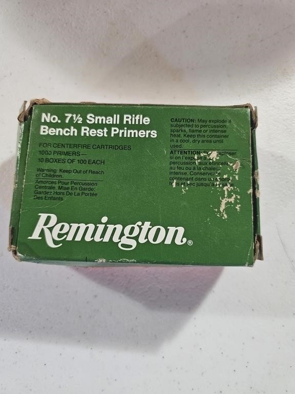 Remington No 7 1/2 Small Rifle Primers - updated
