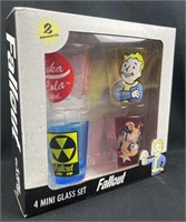 Fallout 4 Mini Glass Set, New in Box, 2oz