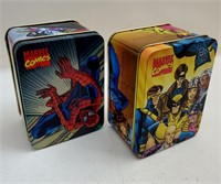 Marvels Comics Collectors Tin Boxes