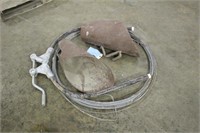 (2) Lamb/Goat Holders, Cow Kicker & Wire