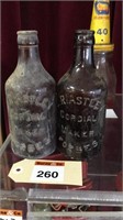 2 x ASTLEY Forbes Amber Crown Seal Ginger Beer
